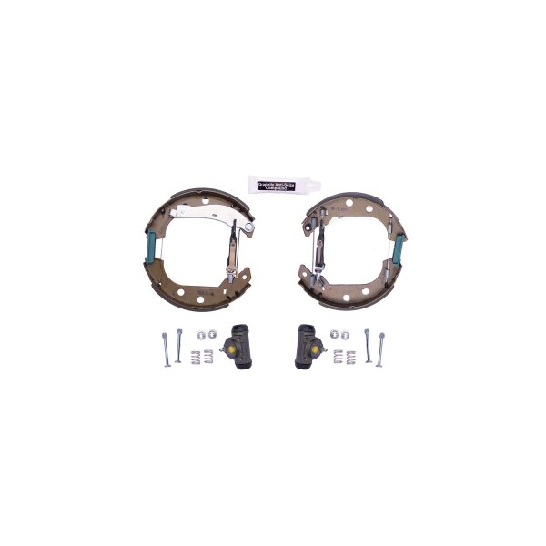 Brake Shoe Set Ø 229 mm 42 mm HELLA suitable for e.g. CITROËN XSARA