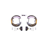 Brake Shoe Set Ø 180 mm 32 mm HELLA fits FORD FIESTA