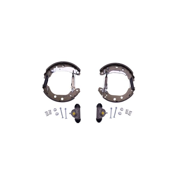 Brake Shoe Set Ø 229 mm 42 mm HELLA for e.g. RENAULT KANGOO