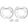 Rear brake shoe set HELLA PAGID for OPEL RENAULT VAUXHALL MOVANO A Bus
