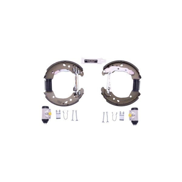 Bremsbackensatz Ø 203 mm 37 mm HELLA passend für u.a. RENAULT CLIO