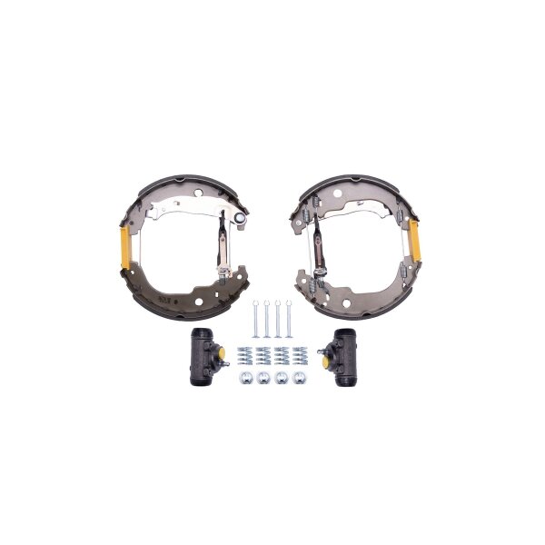 Brake Shoe Set Ø 228 mm 42 mm HELLA for e.g. PEUGEOT 207207+