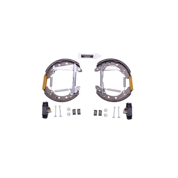 Brake Shoe Set Ø 200 mm 40 mm HELLA suitable for e.g. SEAT AROSA