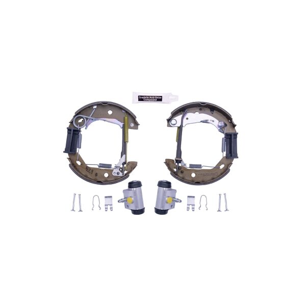 Brake Shoe Set Ø 180 mm 42 mm HELLA for MERCEDES-BENZ A-KLASSE
