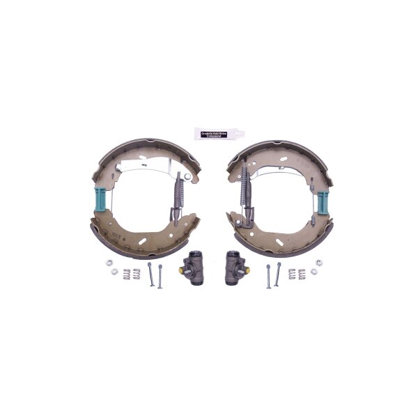 Brake Shoe Set Ø 280 mm 65 mm HELLA suitable for e.g. FORD TRANSIT