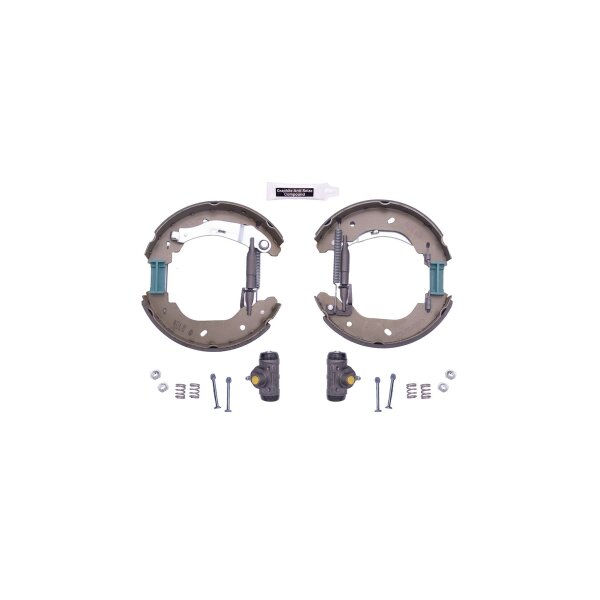 Bremsbackensatz Ø 254 mm 52 mm HELLA passend für u.a. FORD TRANSIT