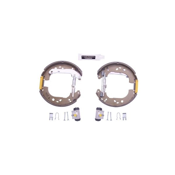 Bremsbackensatz Ø 229 mm 57 mm HELLA passend für u.a. FORD TRANSIT