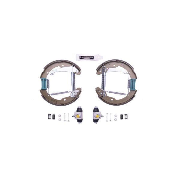 Brake Shoe Set Ø 230 mm 32 mm HELLA suitable for e.g. SKODA OCTAVIA