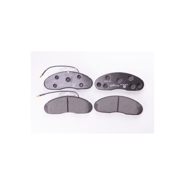 Brake pad set with wear warning contact 17 mm HELLA for RENAULT TRUCKS and others