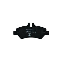 Brake pad set with wear warning contact 19.8 mm HELLA for...