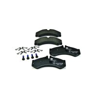 Brake pad set discs with wear warning 20 mm HELLA for...