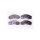 Brake pad set with wear warning 19.9 mm HELLA for e.g. NISSAN ATLEON
