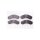 Brake pad set discs with wear warning 17 mm HELLA for IVECO DAILY and others