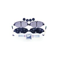 Brake pad set with wear warning contact 20.9 mm HELLA for...