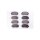 Brake pad set with wear warning 17.3 mm HELLA for FUSO CANTER and others