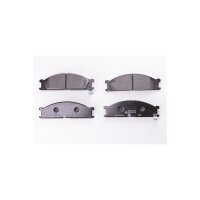 Brake pad set discs with wear warning 17 mm HELLA for...