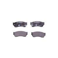 Brake pad set discs with wear warning 15 mm HELLA for...