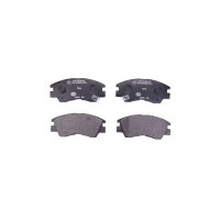 Brake pad set with wear warning 16.5 mm HELLA for e.g....