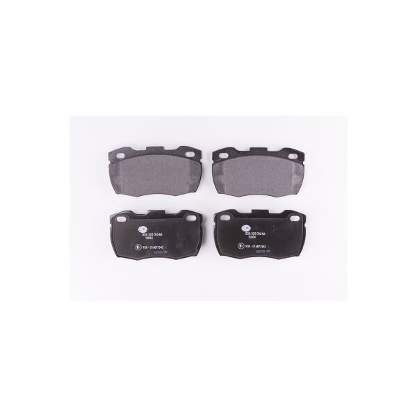 Brake pad set without wear warning 18 mm HELLA for e.g. LAND ROVER DEFENDER