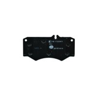 Brake pad set discs with wear warning 18 mm HELLA for...