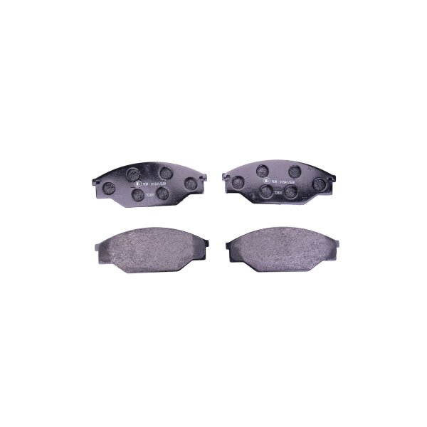 Brake pad set without wear warning 15.6 mm HELLA for e.g. TOYOTA HILUX