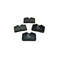 Brake pad set discs with wear warning 17.5 mm HELLA for...