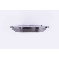 Brake pad set without wear warning 19 mm HELLA for FORD TRANSIT and others