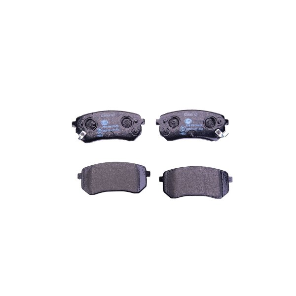 Bremsbelagsatz Scheiben mit Verschleißwarnung 14,8 mm HELLA für u.a. HYUNDAI i10