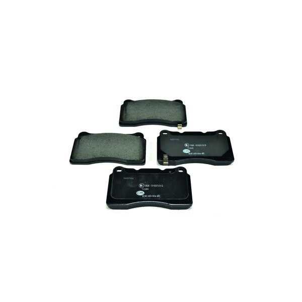 Bremsbelagsatz mit Verschleißwarnung 15 mm HELLA für u.a. MITSUBISHI LANCER