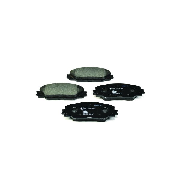 Brake pad set without wear warning 17.6 mm HELLA for e.g. TOYOTA RAV