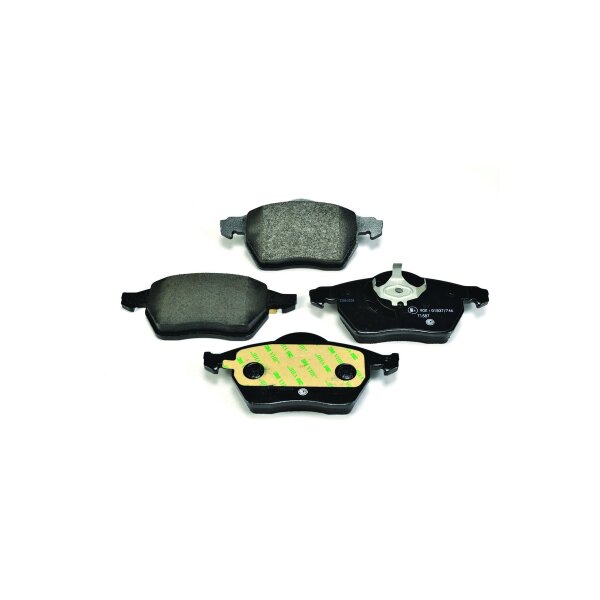 Brake pad set without wear warning 18.9 mm HELLA for VOLVO S70 and others