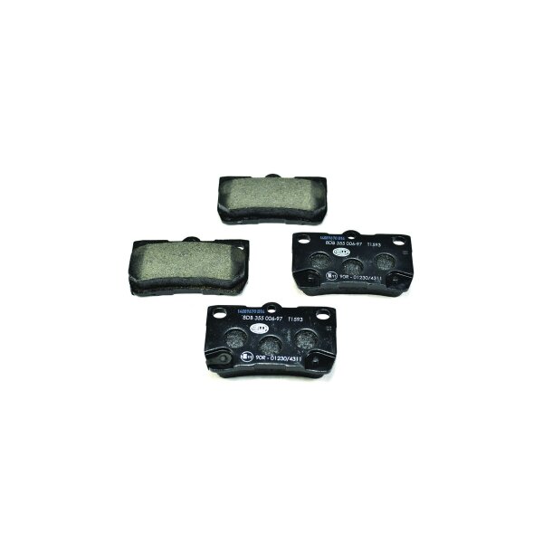 Bremsbelagsatz Scheiben mit Verschleißwarnung 15,5 mm HELLA für u.a. LEXUS GS