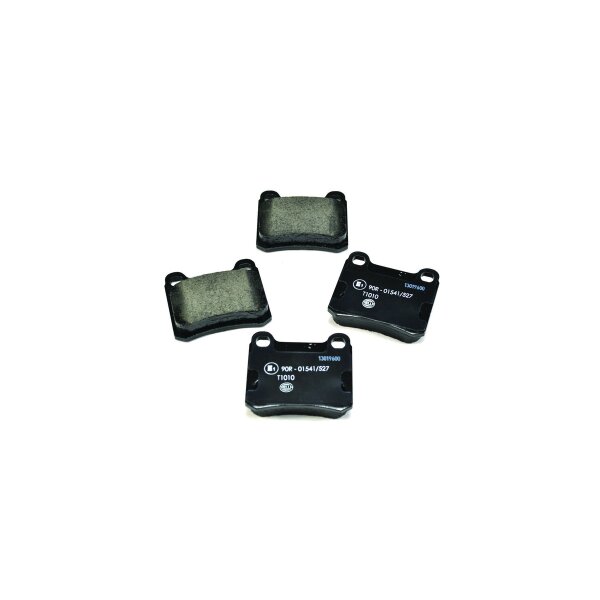 Brake pad set without wear warning 15.5 mm HELLA for e.g. MB 124