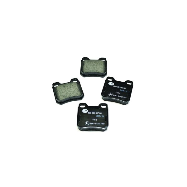 Brake pad set without wear warning 15.2 mm HELLA for e.g. OPEL OMEGA