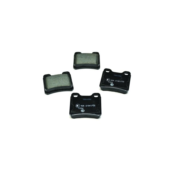 Brake pad set without wear warning 15.7 mm HELLA for e.g. OPEL ASTRA