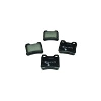 Brake pad set without wear warning 15.7 mm HELLA for e.g....