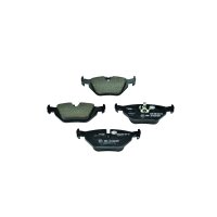 Brake pad set discs with wear warning indicator 17.3 mm...