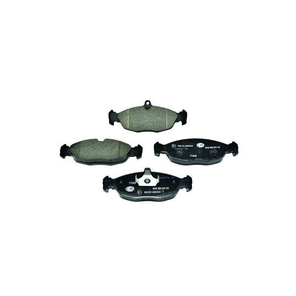 Bremsbelagsatz Scheiben mit Verschleißwarnanzeige HELLA für u.a. OPEL ASTRA