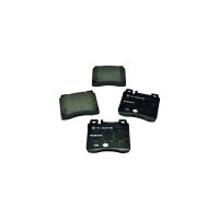 Brake pad set discs with wear warning 18.8 mm HELLA for...