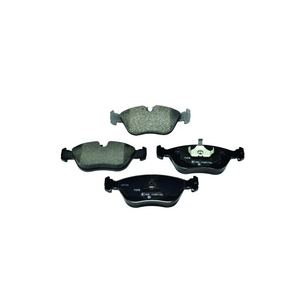 Brake pad set discs with wear warning 19.5 mm HELLA for e.g. VOLVO S70