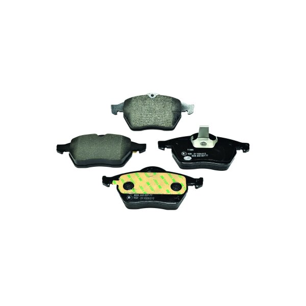 Brake pad set discs with wear warning 19.6 mm HELLA for e.g. OPEL VECTRA