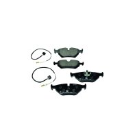 Brake pad set with wear warning contact 16.9 mm HELLA for...