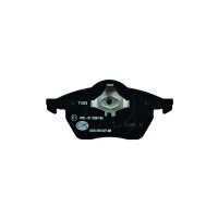 Brake pad set without wear warning 20.4 mm HELLA for e.g....