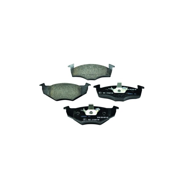 Brake pad set without wear warning 17.2 mm HELLA for e.g....