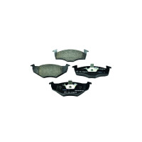 Brake pad set without wear warning 17.2 mm HELLA for e.g. VW POLO