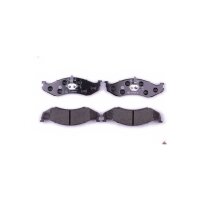 Brake pad set without wear warning 17.2 mm HELLA for JEEP...