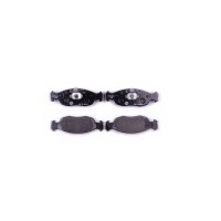 Brake pad set without wear warning 17.3 mm HELLA for...