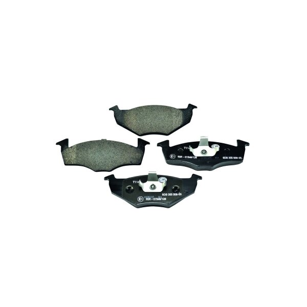 Brake pad set without wear warning 15.3 mm HELLA for SEAT IBIZA and others