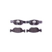 Brake pad set without wear warning 17.9 mm HELLA for e.g....