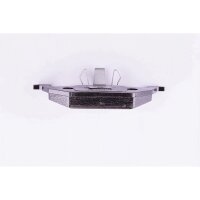 Brake pad set with wear warning contact 19.7 mm HELLA for SEAT ALTEA and others